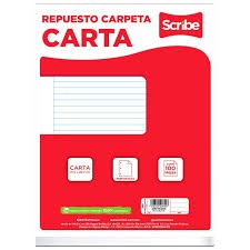HOJA PCARPETA CTA. SCRIBE 3400 RAYA PAQ.C100H. C.24