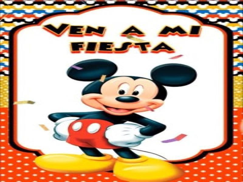INVITACION SSUAJE MICKEY GRANM. SS. PAQ.C6 24