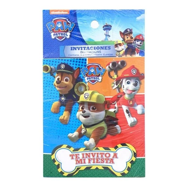 INVITACION SSUAJE PAW PATROL GRANMARK SS. PAQ.C6 E.24