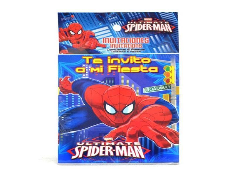 INVITACION SSUAJE SPIDERMAN GRANMARK SS. PAQ.C6 E.24