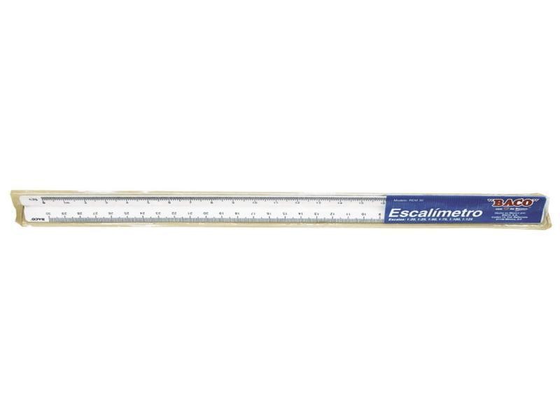 ESCALIMETRO PLAST. 30CM. BACO REM-30 E1