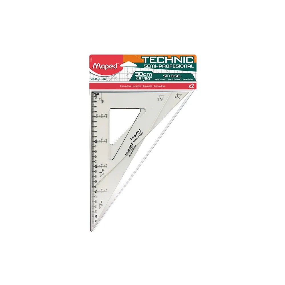 JGO. ESCUADRAS SEMIPROF. 30CM. 4560 GOBA CG. BL.E24144