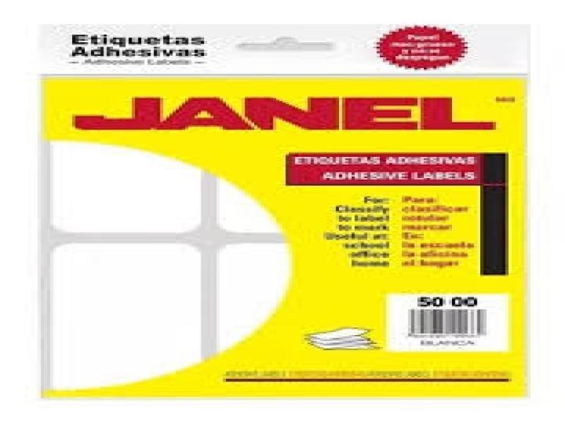ETIQUETA ADH. BCA. JANEL 50X100 25 PAQ.C20H. E.20