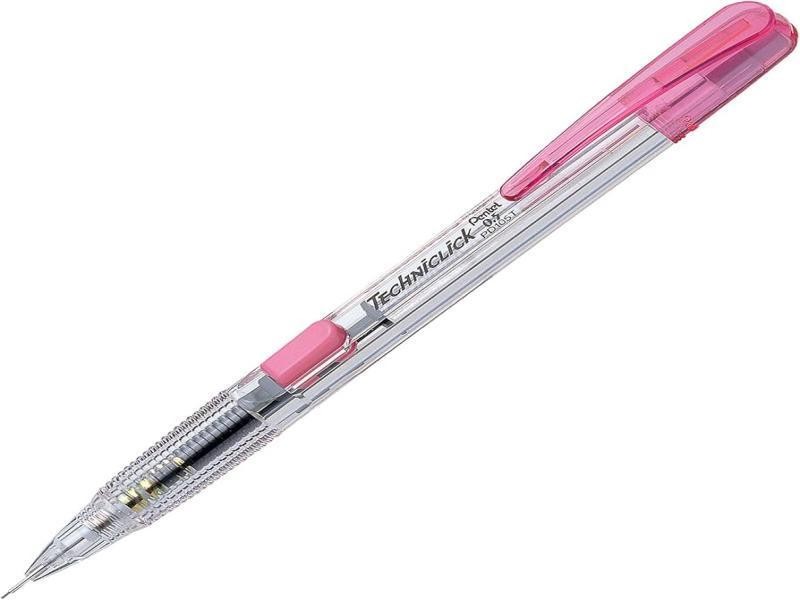 LAPICERO 0.5MM TECHNICLICK PENTEL PD105TP ROSA E12 C576