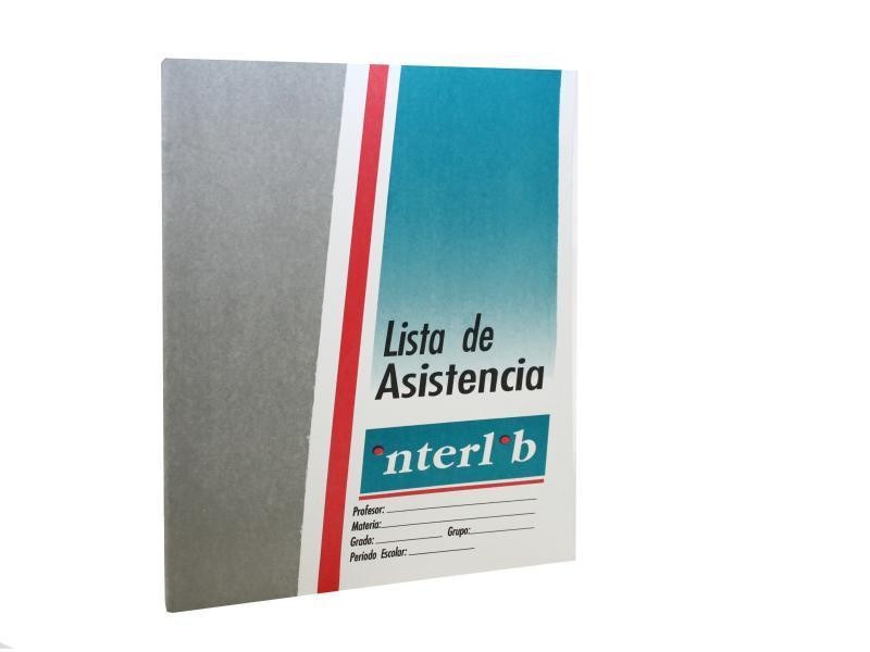 LIBRETA ASISTENCIA INTERLIB 17.5X21.5CM 124 16H. 20400
