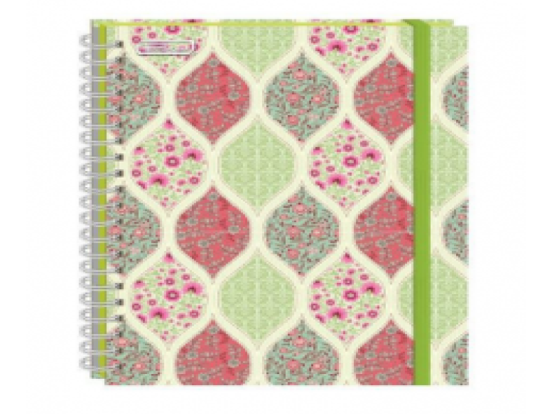 LIBRETA APUNTES A6 FLORAL PRINTAFORM RAYA ESP. 100H. C12