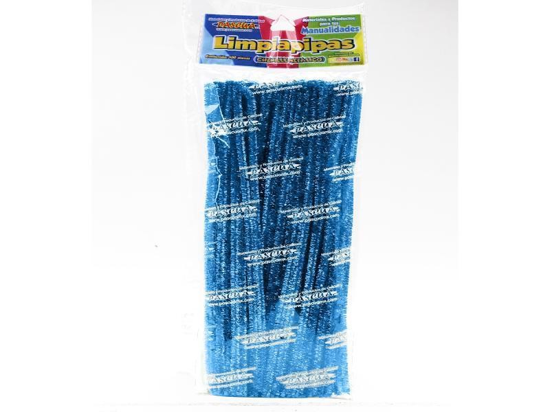 LIMPIAPIPAS MET. BOL. C100 PZ. AZUL REY PASCUA C.100