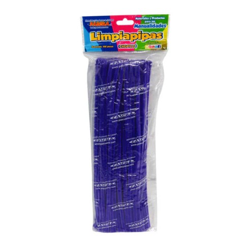 LIMPIAPIPAS BOL. C100 PZ. MORADO PASCUA C.100