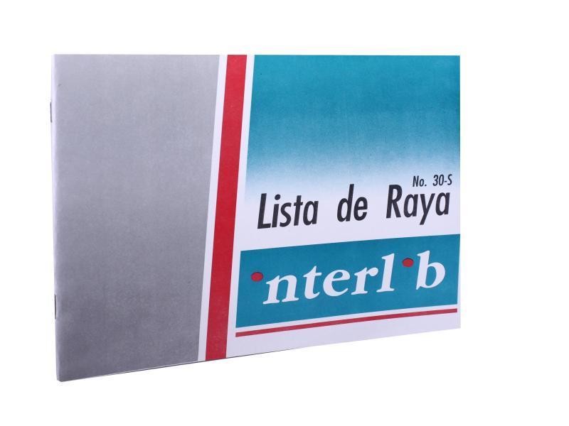 LISTA DE RAYA F. ITAL. 30-S 30H. INTERLIB E.20 C.240