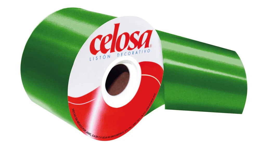 LISTON CELOSA 22 VERDE BANDERA 019 JANEL 91.4M. C.12