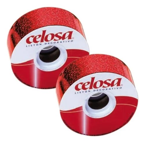 LISTON CELOSA HOLOG. PUNTOS 9 ROJO JANEL 40M. C.32