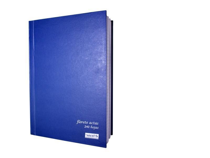 LIBRO FLORETE ACTAS AZUL INTERLIB FF.240H.E.3 C.21