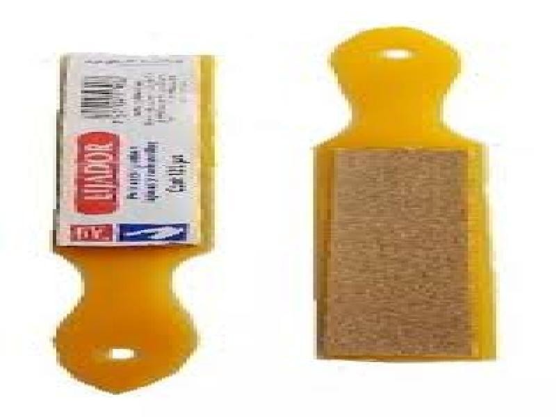 LIJADOR PLAPIZ GRANO MEDIO CSUJET.PLAST.BL.C12 PZ. E.48