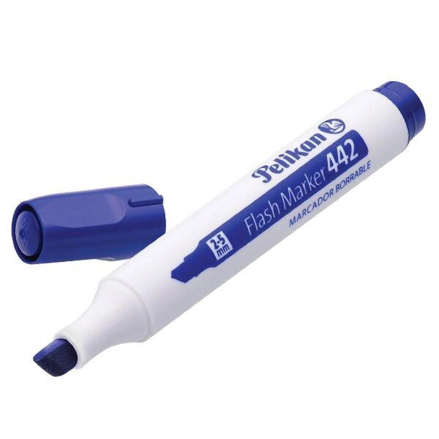 MARCADOR PPIZ. GRUESO FLASH 442 PLAST. AZUL E.10 C.480