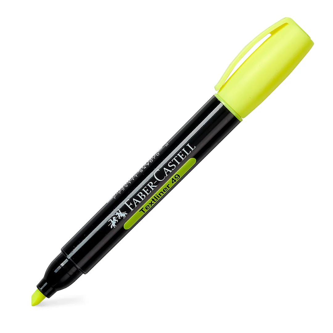 RESALTADOR GRUESO 49 FABER AMARILLO E.12 C.720
