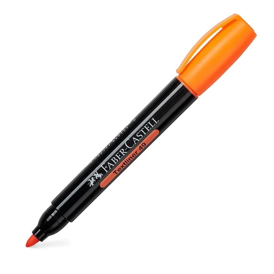 RESALTADOR GRUESO 49 FABER NARANJA E.12 C.720