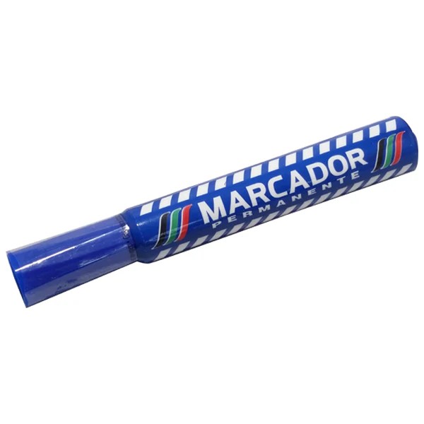 MARCADOR PERM. GRUESO PLAST. BACO AZUL E12 C288