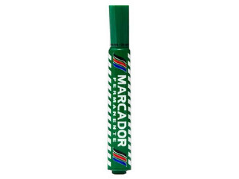 MARCADOR PERM. GRUESO PLAST. BACO VERDE E12 C288