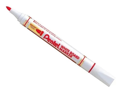 MARCADOR PPIZ. GRUESO MW86-BO PENTEL PLAST.ROJO E12C576