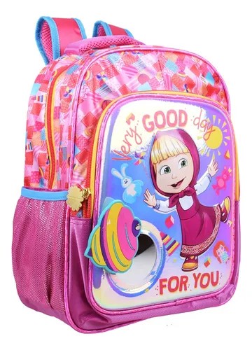 MOCHILA KINDER NIÑA MASHA 164945 RUZ