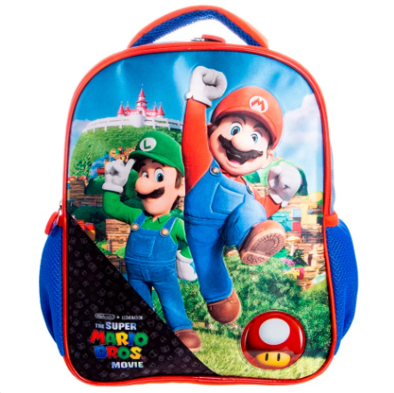 MOCHILA KINDER NIÑO MARIO BROS 176886178145 RUZ C.12