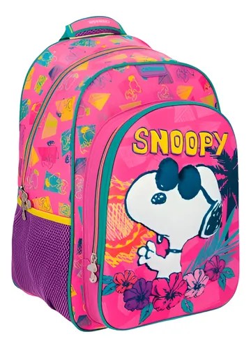 MOCHILA PRIMARIA NIÑA SNOOPY SN62399-9SN63884-P CHENSON