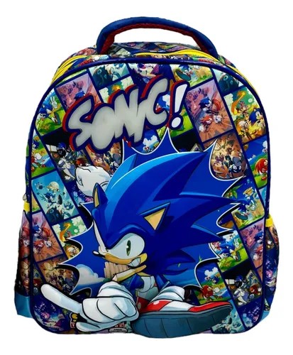 MOCHILA PRIMARIA NIÑO SONIC 174842179437 RUZ C.12