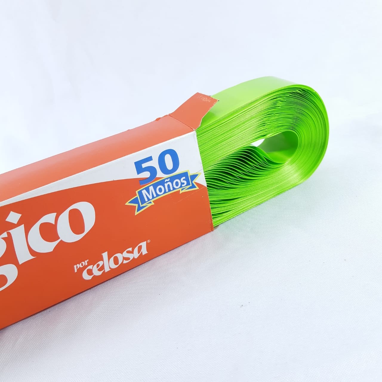 MOÑO CELOMAG. KRYSTAL MED. VERDE LIMON JANEL CJ.C50 C20