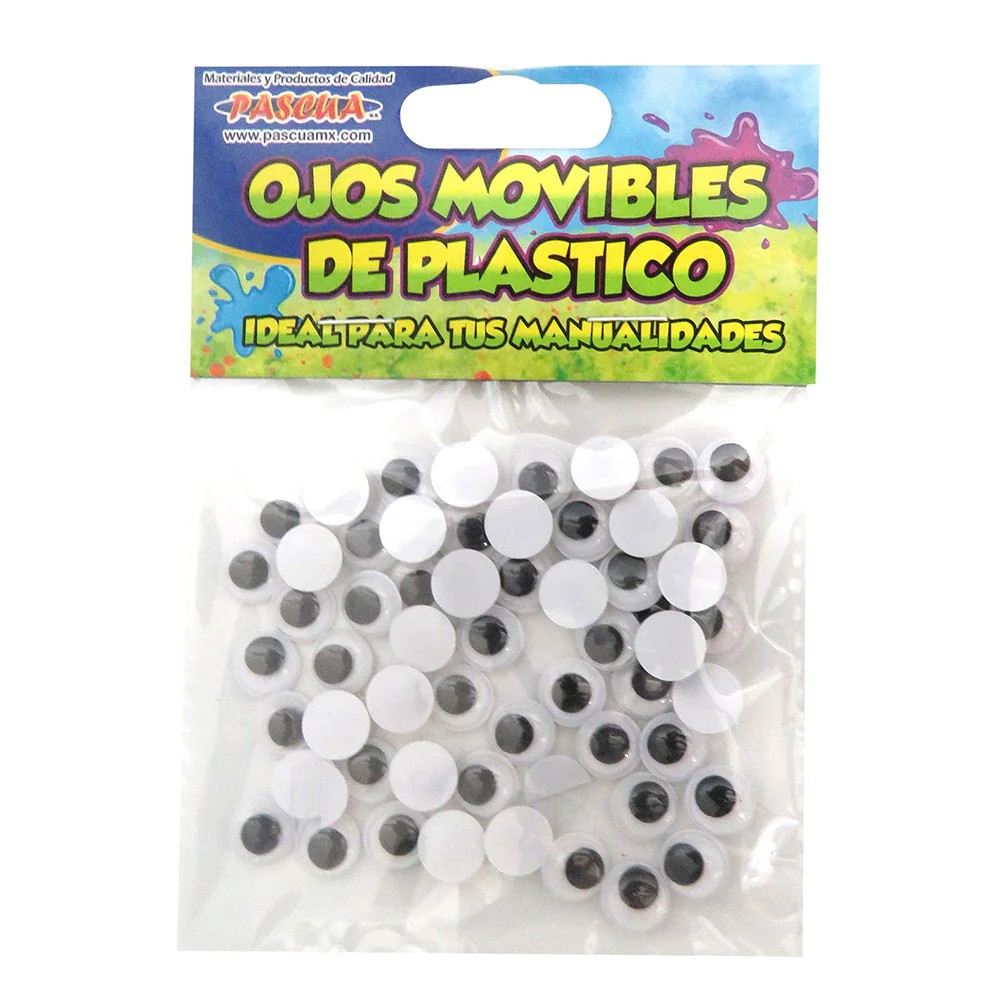 OJITOS MOVIBLES 15MM PASCUA BOL.C50PZ E.20 C.500