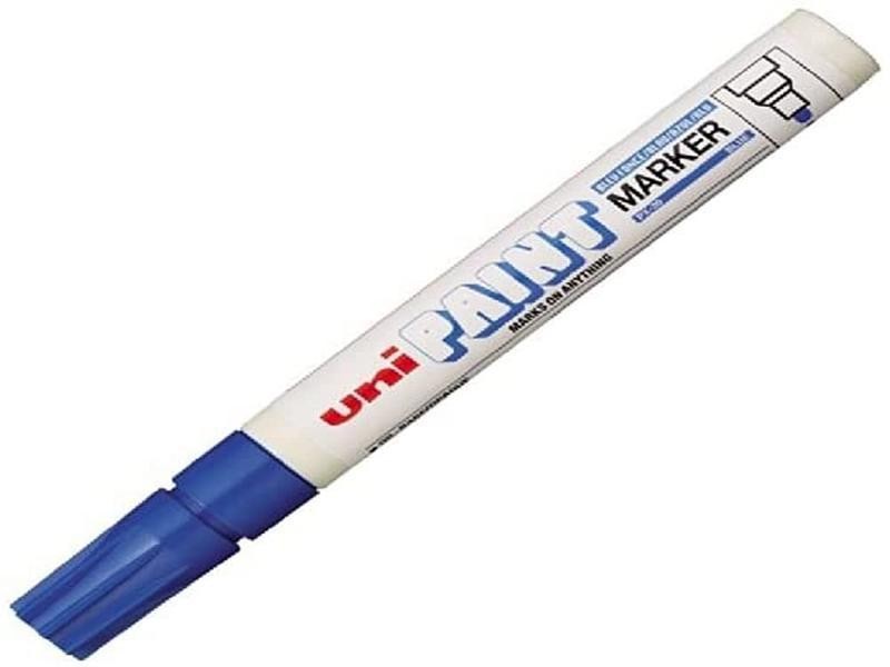 MARCADOR PERM. DELG. UNI-PAINT PX20 PRED. AZUL E12 C144