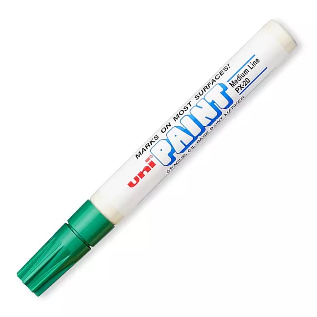 MARCADOR PERM. DELG. UNI-PAINT PX20 PRED. VDE.OBS. 12144