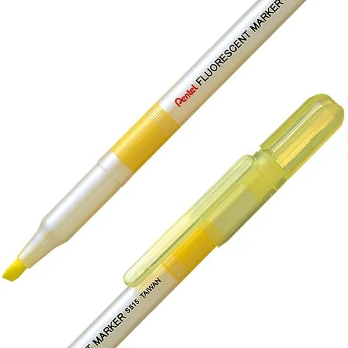 RESALTADOR DELG. S515G PENTEL AMARILLO E.12 C.888
