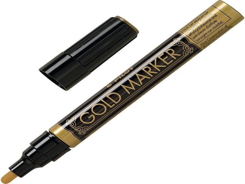 MARCADOR PERM. DELG. GOLD MARKER PILOT P.XF. ORO E.12