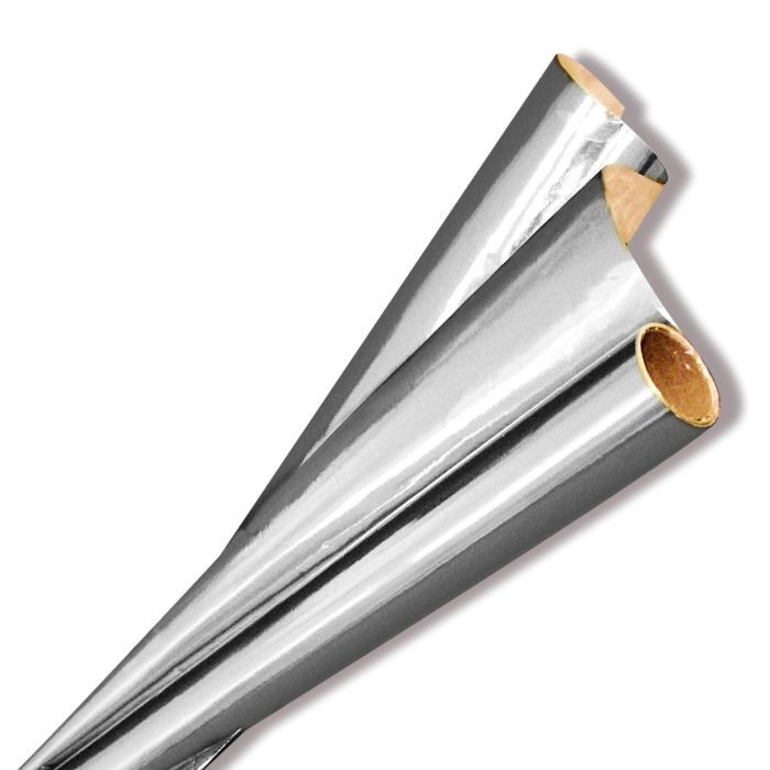 PAPEL MET. UNIFOIL METALUSTRE PLATA ROLLO C10M. C.28