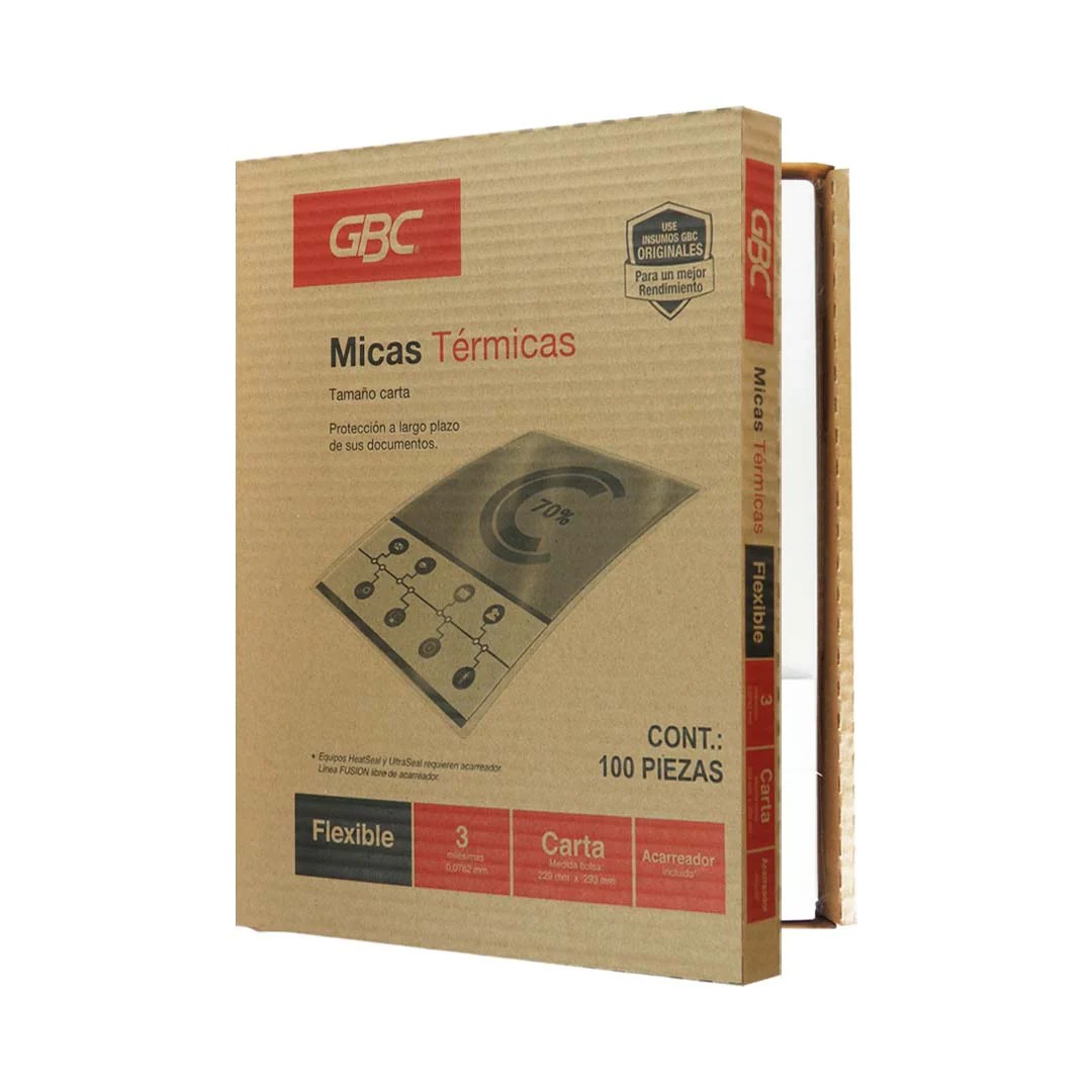 MICA TERMICA CTA 229X293 MM 3 MIL M130249 GBC CJA.C100 C12