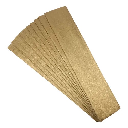 PAPEL CREPE PASCUA 200X50CM. PAQ.C10 COL. DORADO MET. C20