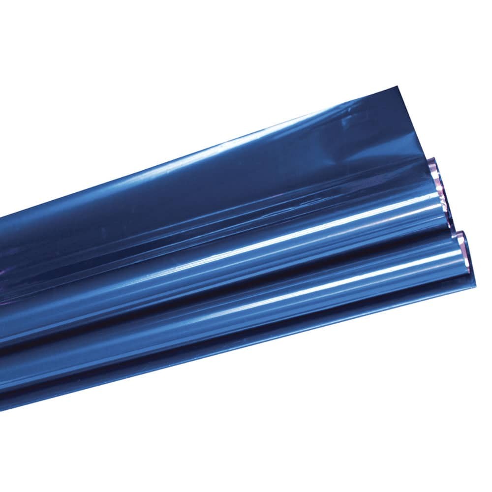 PAPEL MET. GOFRADO AZUL E.10 C.100