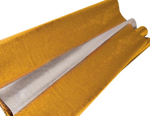 PAPEL MET. GOFRADO ORO E.10 C.100