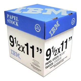 PAPEL STOCK 9.5X11 3T FORMA STOCK TB0008 C1000 JG. BCO 1