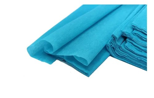 PAPEL CREPE PINGUINO AZUL TURQUESA E.10 C.250 11