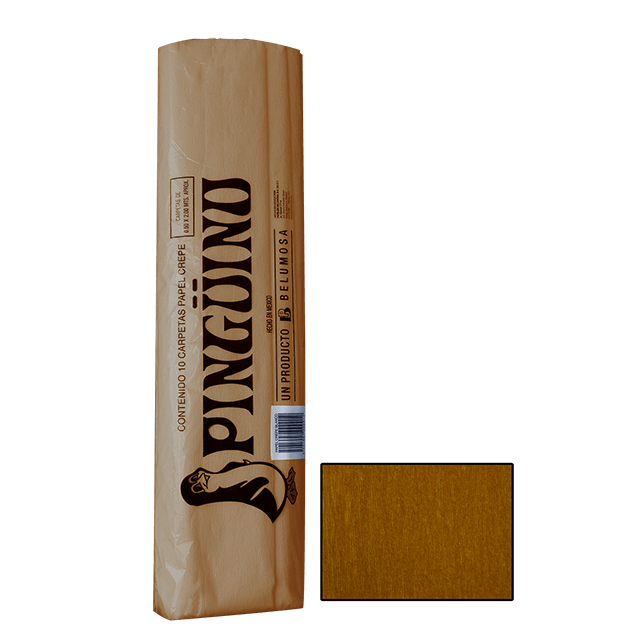 PAPEL CREPE PINGUINO OCRE E.10 C.250 26