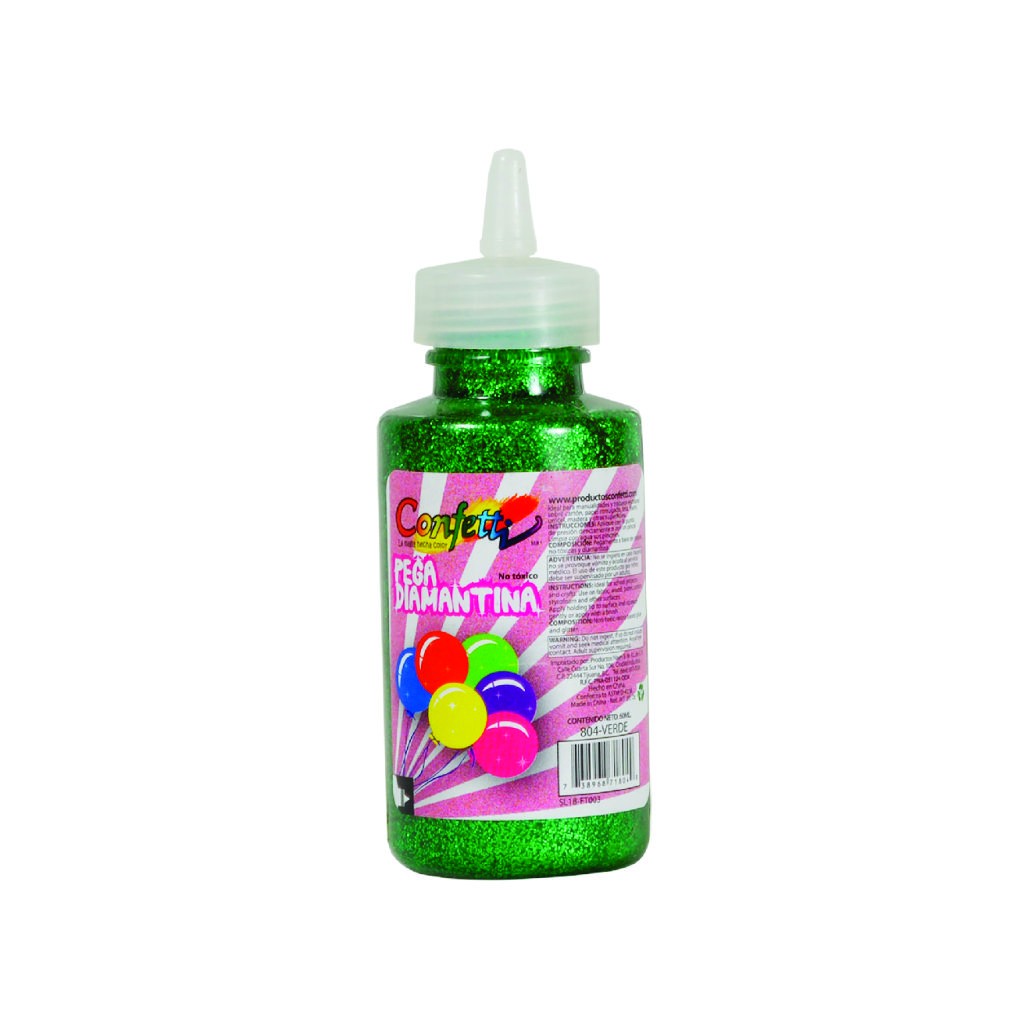 PEGAMENTO CDIAM. 60ML. CONFETTI VERDE E.12 C.288