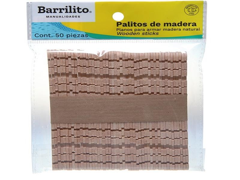 PALITOS ARM. MAD. NAT. 10X115MM W600 BOL. C50 PZ. 2472