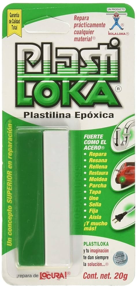 PEGAMENTO PLASTILINA INSTANT. PLASTILOKA 20G. E.10 C.50