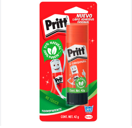 PEGAMENTO LAPIZ ADHE. PRITT 42G. BL. C1 PZA. C.20