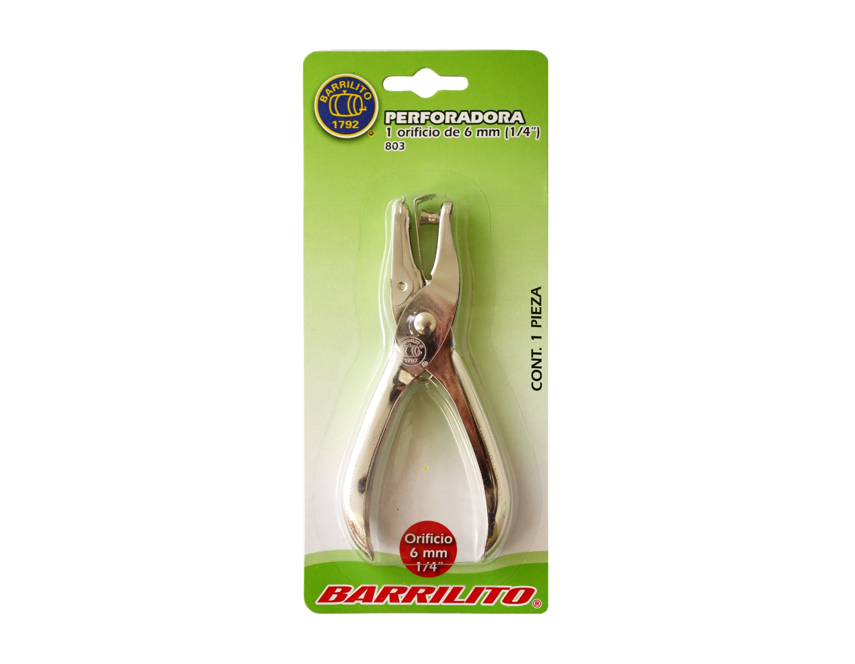 PERFORADORA 1 ORIF. GOBA 803 14 6.35MM. GDE. E12 C24