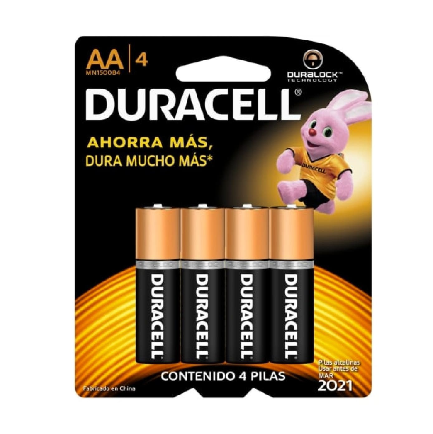 PILA ALCALINA AA DURACEL MN-1500 BL.C4 E.14 C.56