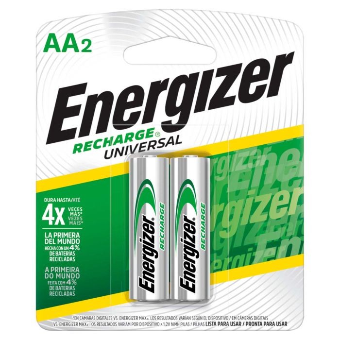 PILA RECARGABLE AA ENERGIZER BL.C2 PZ. E.6 C.36