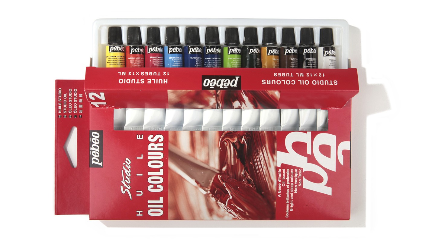 PINTURA OLEO 12ML. EST. C12 TUBOS PEBEO E.12 C.48