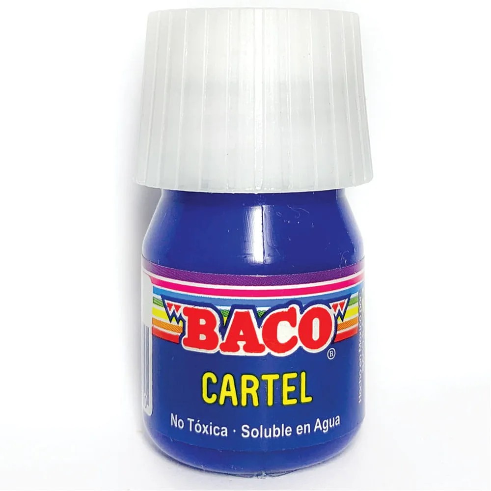 PINTURA CARTEL BACO 65-A 20ML AZUL COBALTO E.10 C.200